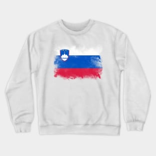 Slovenia Flag Crewneck Sweatshirt